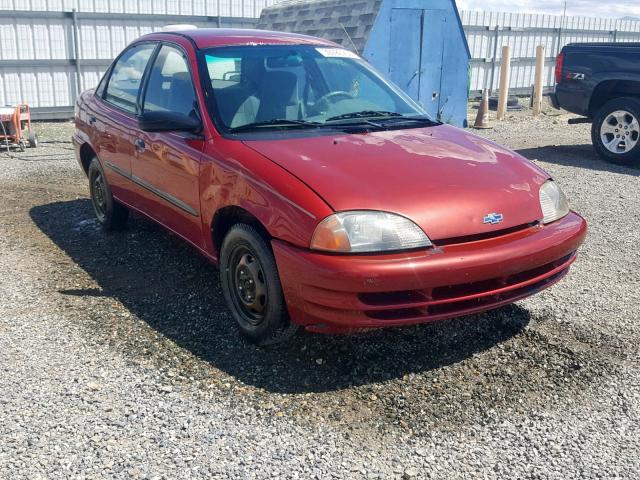 2C1MR522216714639 - 2001 CHEVROLET METRO LSI RED photo 1