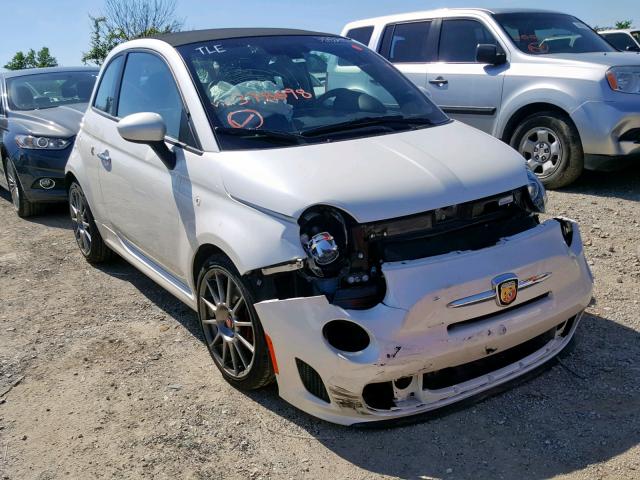 3C3CFFJH7JT378098 - 2018 FIAT 500 ABARTH WHITE photo 1