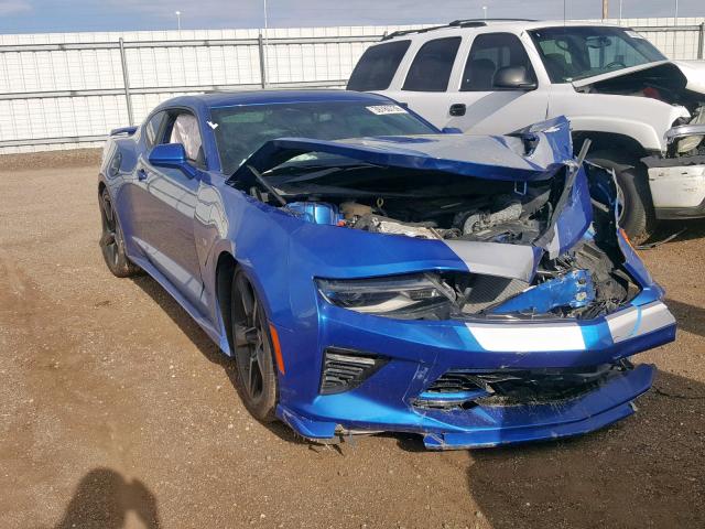 1G1FG1R79H0129757 - 2017 CHEVROLET CAMARO SS BLUE photo 1