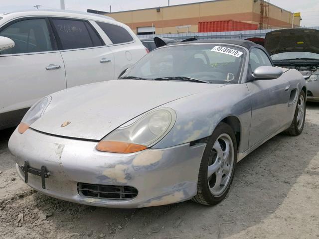 WP0CA2982VS622190 - 1997 PORSCHE BOXSTER SILVER photo 2