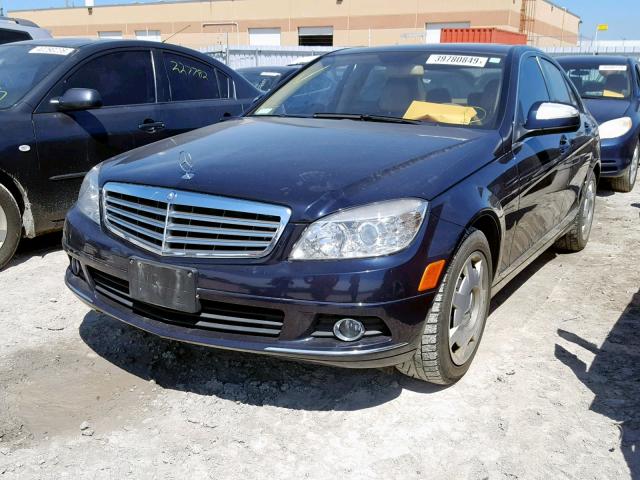 WDDGF85X68F157497 - 2008 MERCEDES-BENZ C 230 4MAT BLUE photo 2