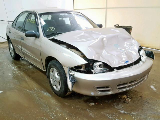 1G1JC524X27307025 - 2002 CHEVROLET CAVALIER B GRAY photo 1