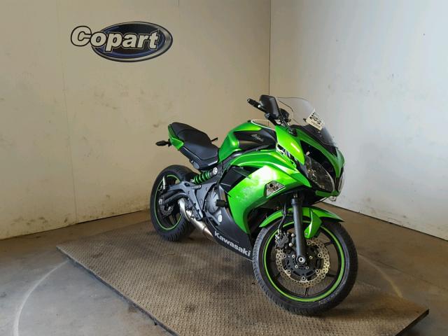 JKAEXEE18FDA19197 - 2015 KAWASAKI EX650 E GREEN photo 1