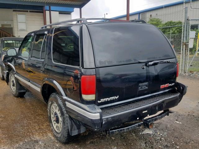 1GKDT13W3V2529943 - 1997 GMC JIMMY BLACK photo 3