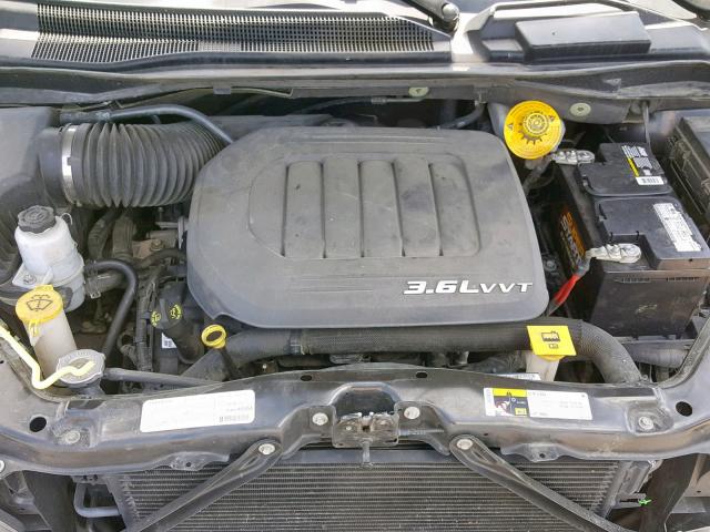 2C4RDGCG2FR549002 - 2015 DODGE GRAND CARA GRAY photo 7