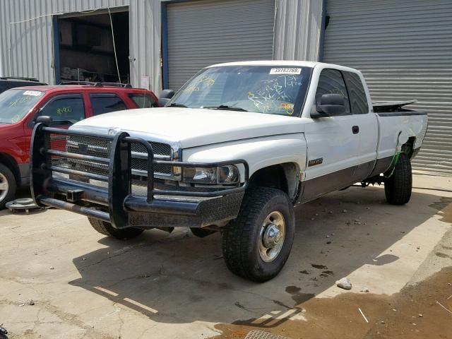 3B7KF23C02M285310 - 2002 DODGE RAM 2500 WHITE photo 2