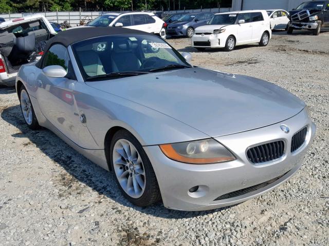 4USBT33423LS41135 - 2003 BMW Z4 2.5 SILVER photo 1