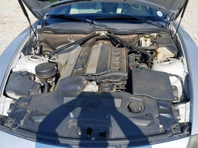 4USBT33423LS41135 - 2003 BMW Z4 2.5 SILVER photo 7