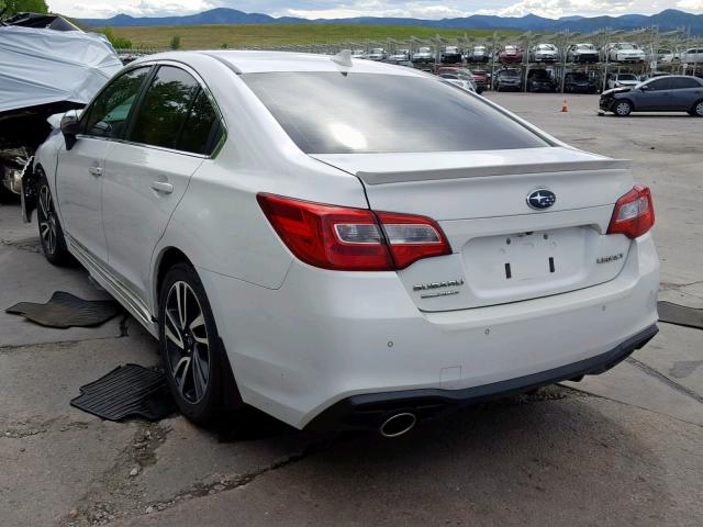 4S3BNAS61J3020873 - 2018 SUBARU LEGACY SPO WHITE photo 3