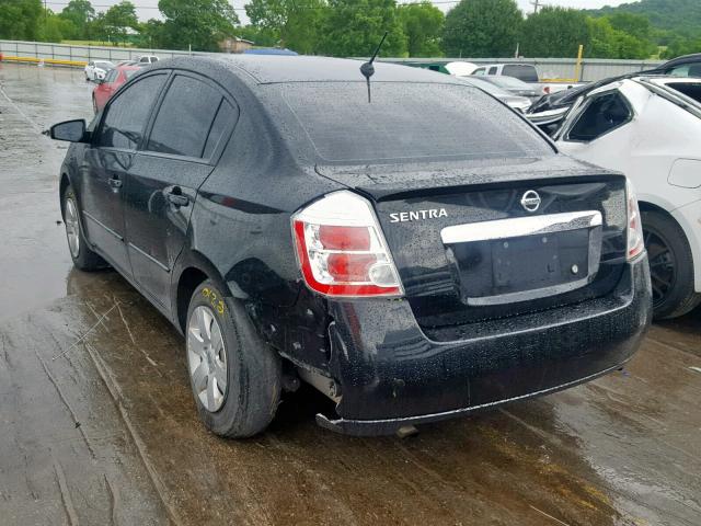 3N1AB6AP0AL610727 - 2010 NISSAN SENTRA 2.0 BLACK photo 3