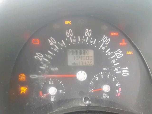 3VWCK21Y73M312581 - 2003 VOLKSWAGEN NEW BEETLE ვერცხლისფერი ფოტო 8