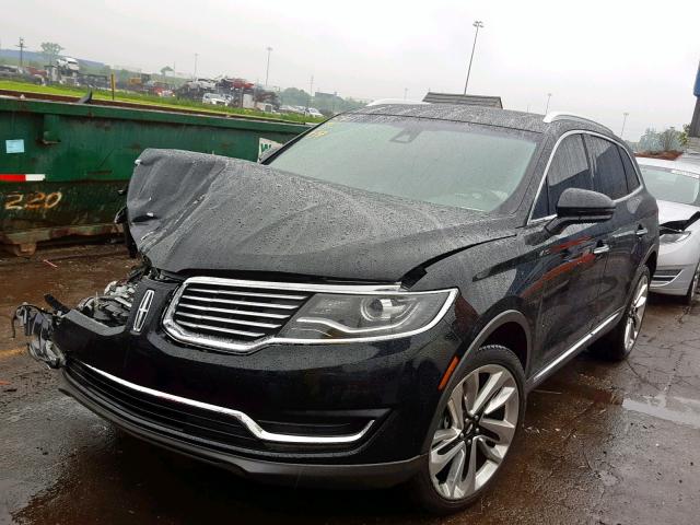 2LMPJ8LP7HBL25399 - 2017 LINCOLN MKX RESERV BLACK photo 2