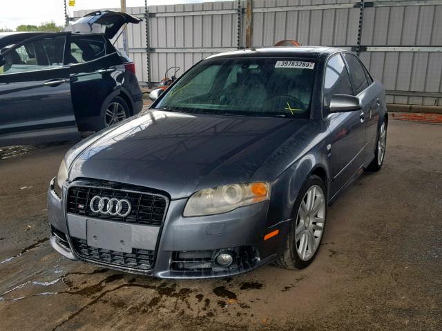 WAUGL78E77A127750 - 2007 AUDI NEW S4 QUA GRAY photo 2