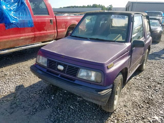 2CNBE18U9S6916432 - 1995 GEO TRACKER PURPLE photo 2