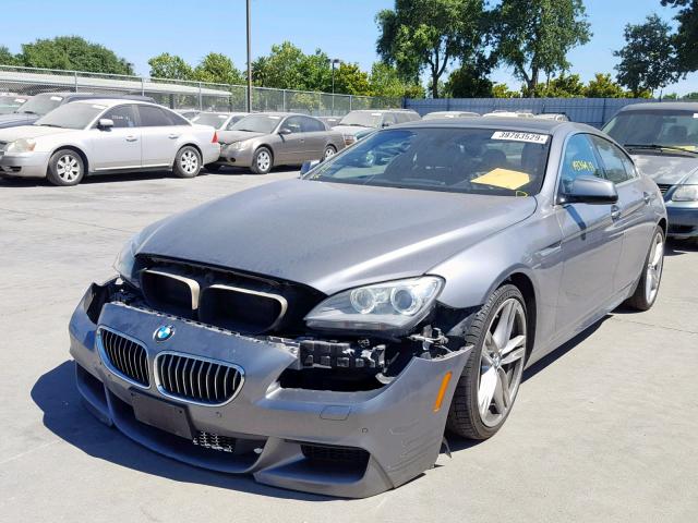 WBA6A0C51DDZ04210 - 2013 BMW 640 I GRAY photo 2