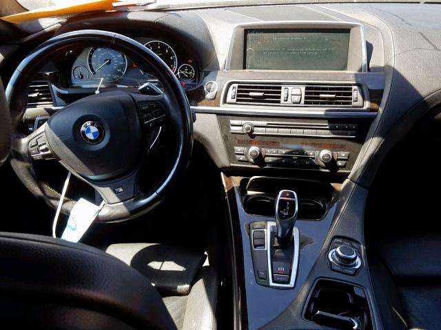 WBA6A0C51DDZ04210 - 2013 BMW 640 I GRAY photo 9