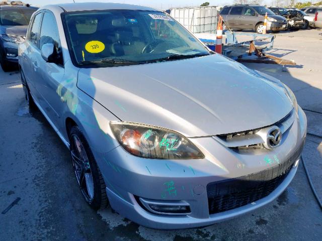 JM1BK34L381810267 - 2008 MAZDA SPEED 3 SILVER photo 1