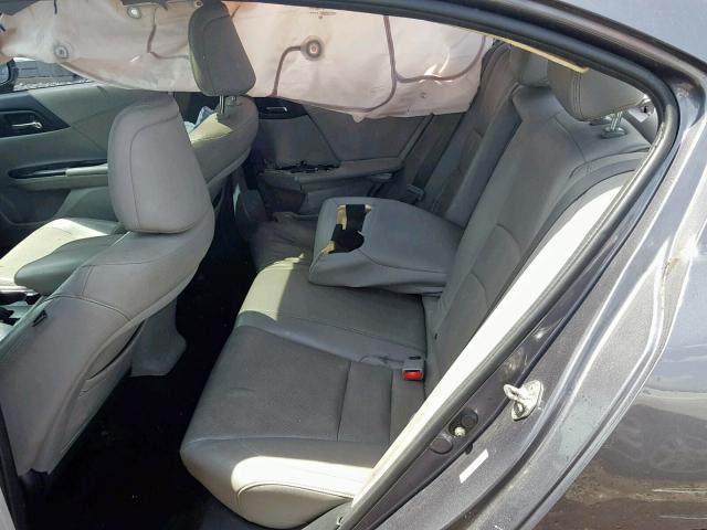 1HGCR2F89DA252617 - 2013 HONDA ACCORD EXL GRAY photo 6