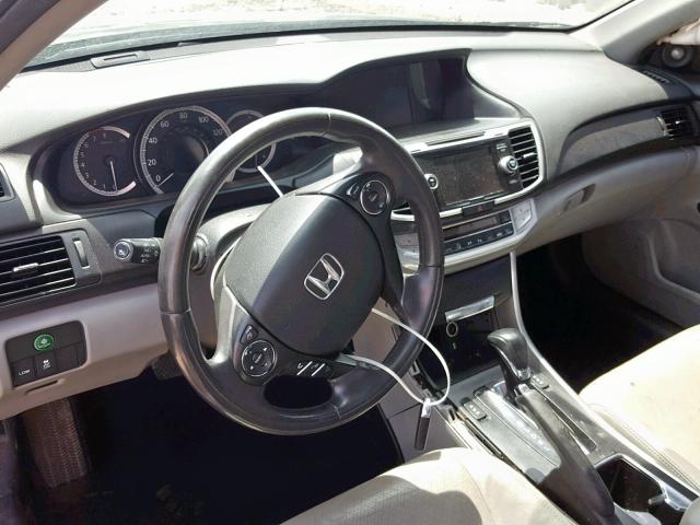 1HGCR2F89DA252617 - 2013 HONDA ACCORD EXL GRAY photo 9