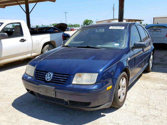 3VWSP69M03M032054 - 2003 VOLKSWAGEN JETTA GLS BLUE photo 2