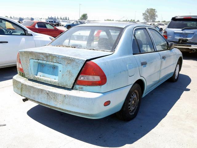 JA3AY26A4VU012823 - 1997 MITSUBISHI MIRAGE DE TEAL photo 4