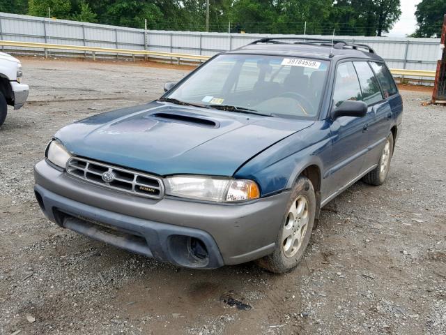 4S3BG6851X7614662 - 1999 SUBARU LEGACY OUT GREEN photo 2