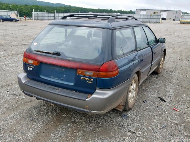 4S3BG6851X7614662 - 1999 SUBARU LEGACY OUT GREEN photo 4