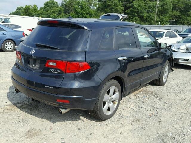 5J8TB18288A018711 - 2008 ACURA RDX BLACK photo 4