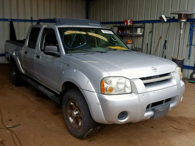 1N6ED29X64C447911 - 2004 NISSAN FRONTIER C GRAY photo 1