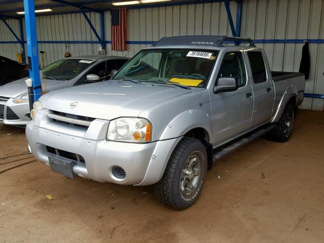 1N6ED29X64C447911 - 2004 NISSAN FRONTIER C GRAY photo 2