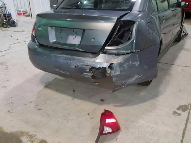 1G8AJ52F35Z165618 - 2005 SATURN ION LEVEL GRAY photo 9