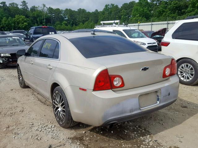 1G1ZH57B79F184358 - 2009 CHEVROLET MALIBU 1LT თაფლისფერი ფოტო 3