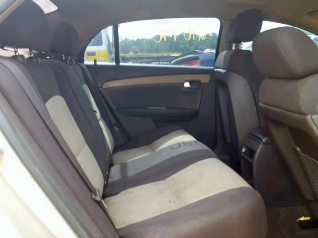 1G1ZH57B79F184358 - 2009 CHEVROLET MALIBU 1LT თაფლისფერი ფოტო 6