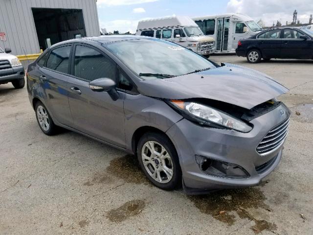 3FADP4BJ8EM156436 - 2014 FORD FIESTA SE GRAY photo 1