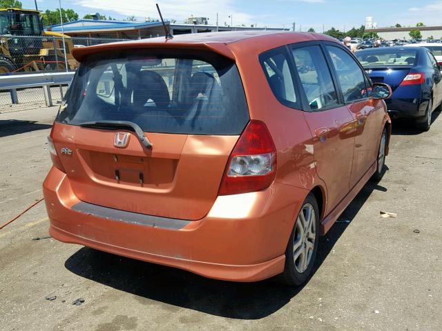 JHMGD38627S017019 - 2007 HONDA FIT S 橙色 照片 4