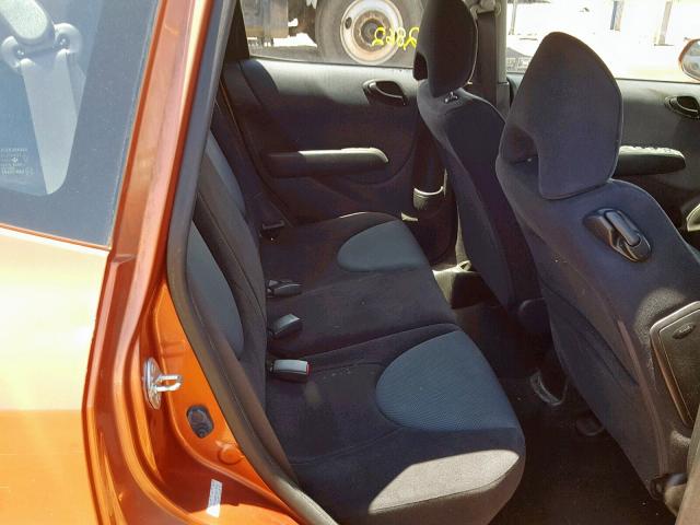 JHMGD38627S017019 - 2007 HONDA FIT S 橙色 照片 6