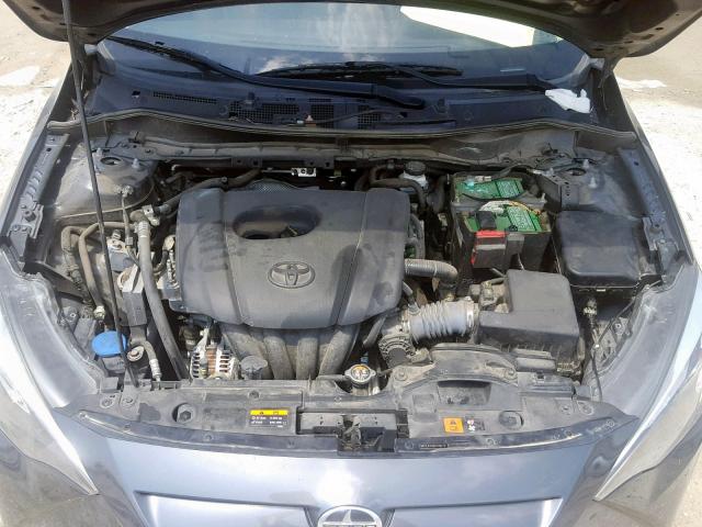 3MYDLBZV8GY119273 - 2016 TOYOTA SCION IA GRAY photo 7