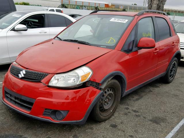 JS2YA5A33A6300965 - 2010 SUZUKI SX4 RED photo 2