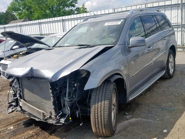 4JGBF7BE4CA777445 - 2012 MERCEDES-BENZ GL 450 4MA SILVER photo 2