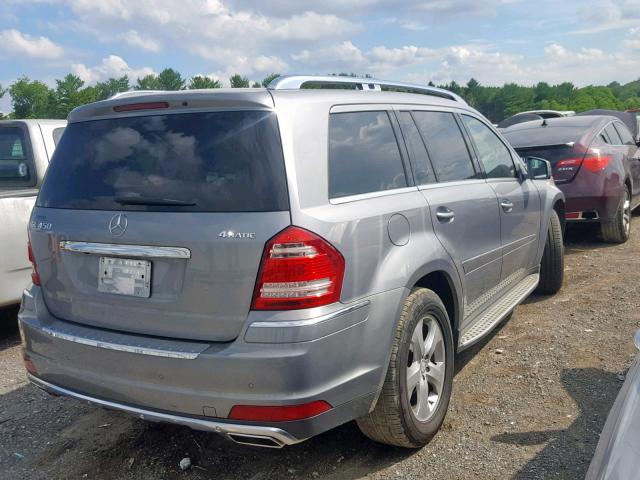 4JGBF7BE4CA777445 - 2012 MERCEDES-BENZ GL 450 4MA SILVER photo 4