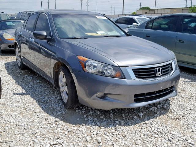 1HGCP36818A079967 - 2008 HONDA ACCORD EXL GRAY photo 1