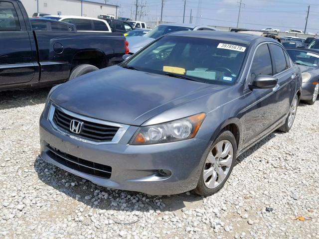 1HGCP36818A079967 - 2008 HONDA ACCORD EXL GRAY photo 2