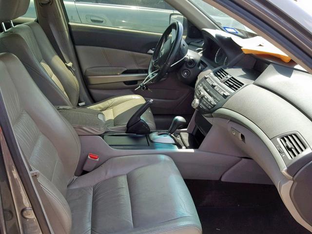 1HGCP36818A079967 - 2008 HONDA ACCORD EXL GRAY photo 5