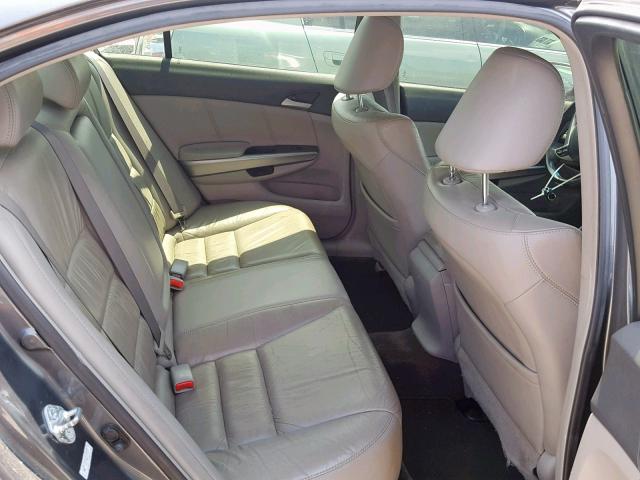 1HGCP36818A079967 - 2008 HONDA ACCORD EXL GRAY photo 6