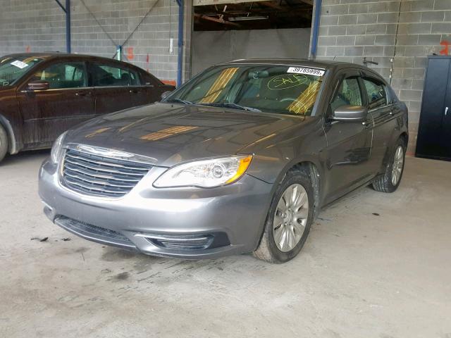 1C3BC4FB3BN607682 - 2011 CHRYSLER 200 LX GRAY photo 2