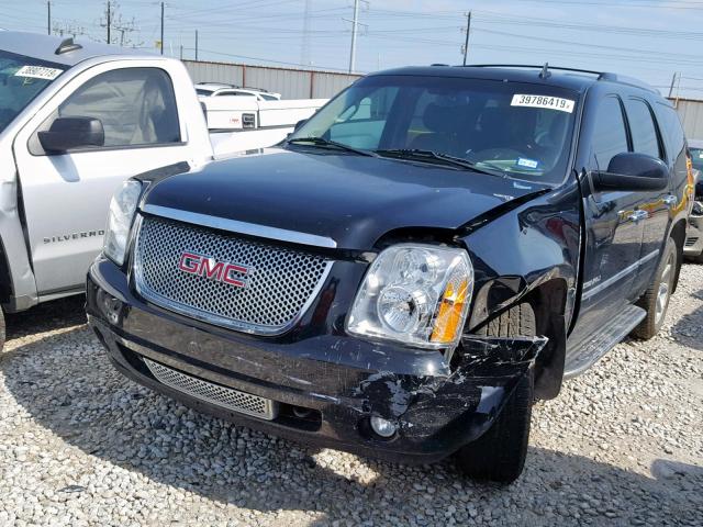 1GKS1EEF5ER175500 - 2014 GMC YUKON DENA BLACK photo 2