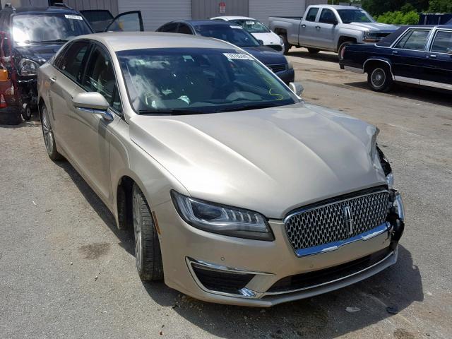 3LN6L5MUXHR634029 - 2017 LINCOLN MKZ HYBRID BEIGE photo 1