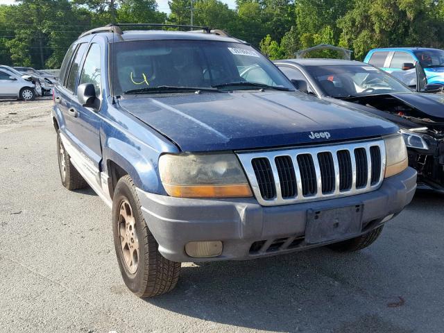 1J4G248S9YC222174 - 2000 JEEP GRAND CHER BLUE photo 1