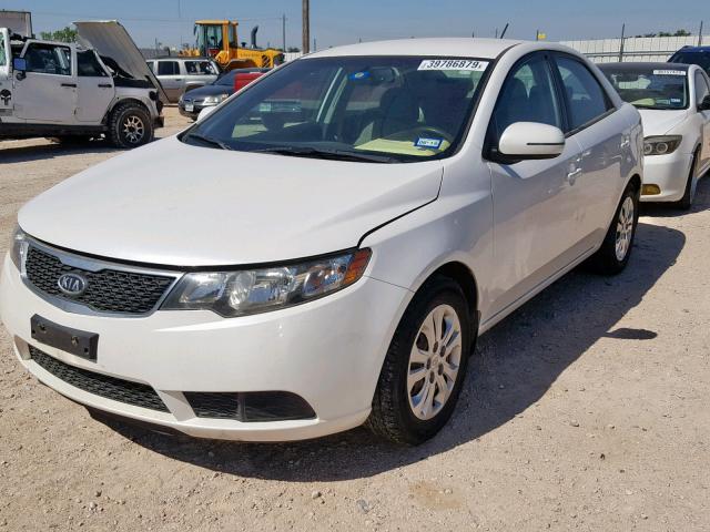 KNAFU4A22B5415846 - 2011 KIA FORTE EX WHITE photo 2