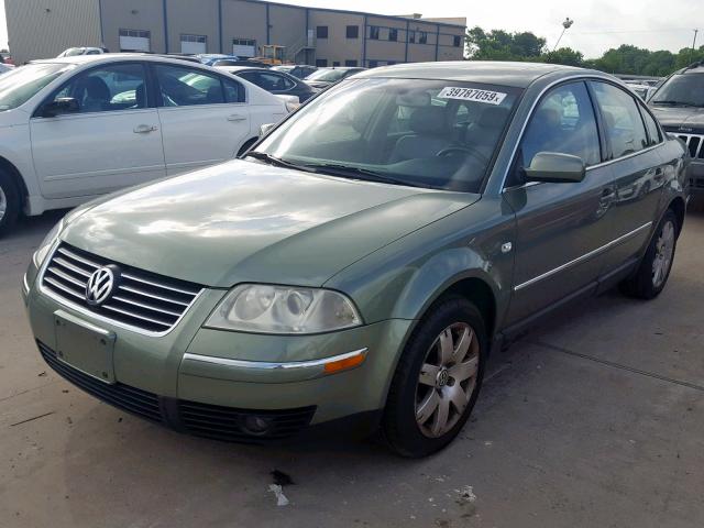 WVWRH63B02P036698 - 2002 VOLKSWAGEN PASSAT GLX 绿色 照片 2